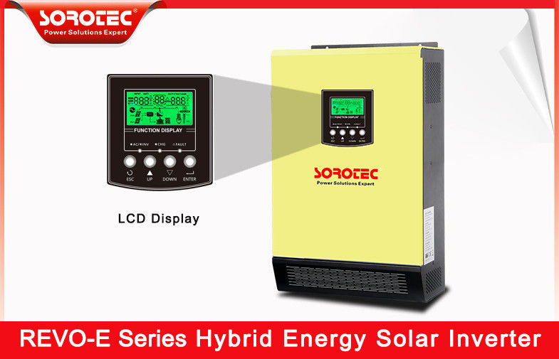 Auto Sensing Hybrid Solar Inverter Wide PV Input Range 120-450VDC Series 50Hz/60Hz