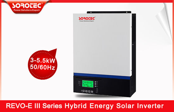 Bộ điều khiển sạc biến tần năng lượng mặt trời hỗn hợp 3-5,5kw MPPT REVO E PLUS 240VAC 90A có pin